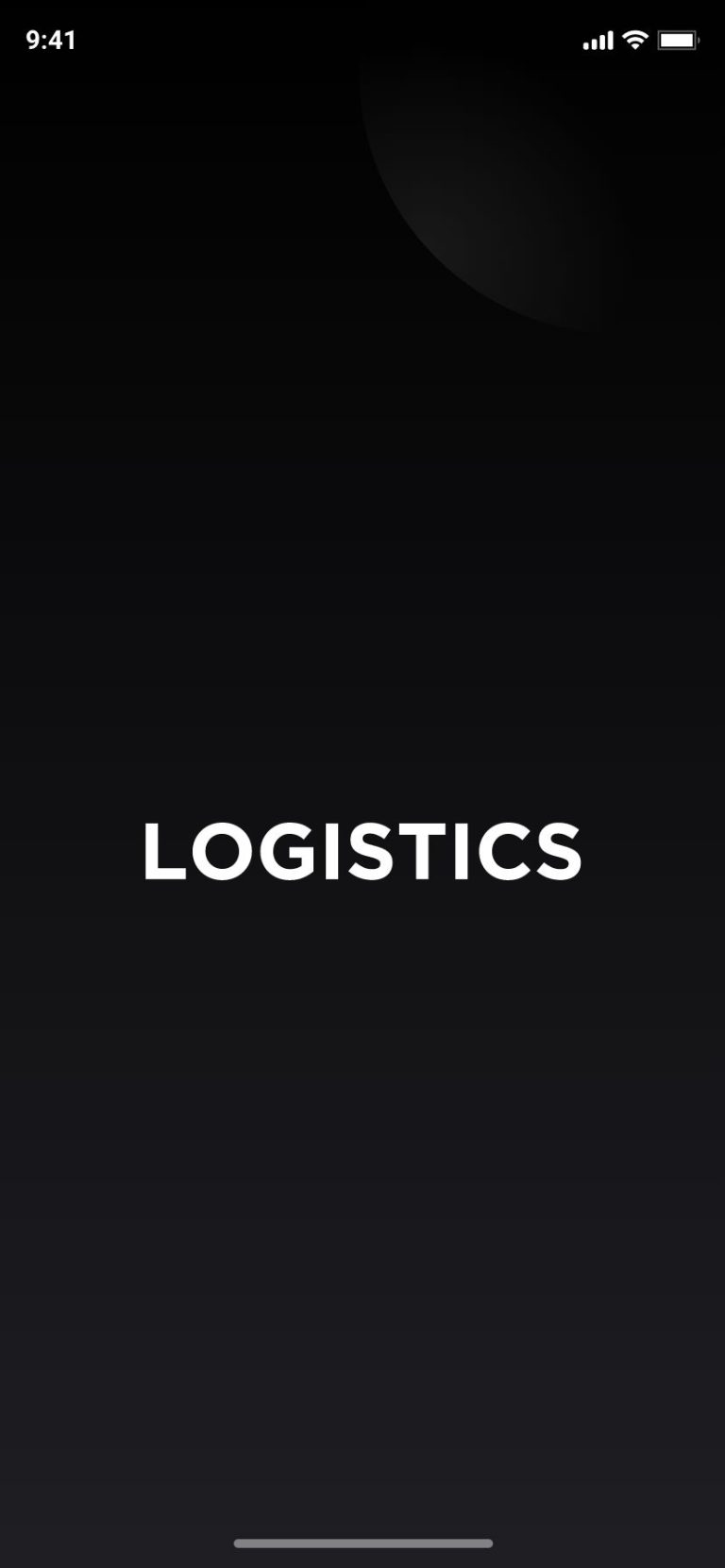 Logistic-App-Splash